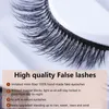 6 Pairs False Eyelashes Invisible Magnetic Mink Half Bulk lashes Magic make up Kits 3 Tubes Eyeliner Thick Easy Wear No glue 3D 5D1510686