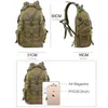 40L Camping Wandelen Rugzak Mannen Militaire Tactische Tas Outdoor Reistassen Leger Molle Klimmen Rugzak Wandelen Sac De Sport tas 220701