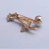 Pins, Brooches 1pcs 34x47mm Fashion Cartoon Spotted Giraffe With Oil Drop Brooch For Women Wedding Dress Accessories Girls Gift Dress Pins