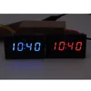 Timer LED DIY Fahrzeug elektronische Uhr KIT Auto Motorrad Timer Digitalanzeige Power-Off-Speicher DC4,5-30V Rot Grün Blau