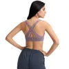 LU168 femmes soutien-gorge de Sport séchage rapide rembourré antichoc salle de Sport Fitness course Sport brassière hauts Push Up soutiens-gorge Sport Bra9859478