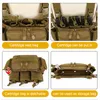 Outdoor Tassen Tactical Vest Borst en Buik Zak Survival Army Molle System Kit Multifunctionele Militaire Rijdende Camping Rugzak X437A