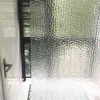 Waterproof 3D Thickened Transparent Shower Curtain Multi-Size With Hooks Bathing Sheer Home Decoration Bathroom Accessaries D25 210402