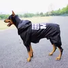 Moda Médio Cão Grande Raincoatrain Roupas Pet Roupa Cachorrinho Doberman Labrador impermeável Husky Alaska Jacket