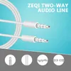 Fast Transmitting AUX Cable 3.5mm to 3.5mm Male Plug Stereo Audio Cables