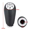 New 5 Speed Gloss Matt Cap Gear Knob PU Leather Head Stick For Renault Laguna Megane 2 Clio 3 2003-2009 Scenic2 Kangoo 2009