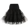 Düğün Vintage Organza için Yeni Kısa Petticoat Petticoat Crinoline Crinsoline Swing Tutu Etek