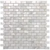 Art3D 30x30cm 3D Muurstickers Moeder van Parel Shell Mozaïek Backsplash Tegel voor Keuken Badkamer, Wallpapers (10-delige)