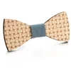 Bow Ties Cross Border Wooden Tie Wood Braided Necktie European And American Men's Butterfly Donn22