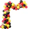 red yellow balloon decorations