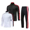 Youth Running Jackets Pants Suit Women & Men Plus Velvet Tracksuits Basketball Outfit Training Set Football Jogging Sportswear Y1221