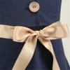 Designer Letnie sukienki w kratkę dla dziecięcych dziewcząt marki luksusowe dla dzieci ubrania dla dzieci berbeć księżniczka suknia dla dziewczynek odzież Q0716