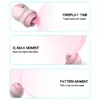 Wibratory dla kobiet Masaż miękkie lizanie częstotliwości Ssanie Częstotliwość Masturbator Masturbator Anal Nipple Fempel Product Produkt Sex Pig1337607
