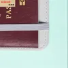 Couverture de sublimation vierge Titulaire du livre de passeport Billet Carte d'identité Sac Étui En Cuir Portefeuille Style Document Tenir Produits de transfert de chaleur 6121084