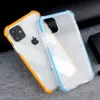 Étui de protection en acrylique TPU anti-chute aux quatre coins transparent tout compris pour iphone 14 13 12 11 Pro Max XS XR 8 7 6S Plus2230738