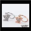 Livraison directe 2021 mode fleur breloque oreille manchette cristal couronne Clip sur boucles d'oreilles pour les femmes cadeau fête bijoux Ju1D7