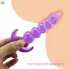 NXY Anal Plug Bestco 18+ Beads Jelly Vaginal g Spot Butt Stimulate Orgasm Massage Goods Adult Sex Toy Erotic Sm Product for Couples1215