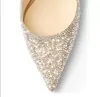 Luxury Fashion Baily Mary Jane Kvinnors Pumpar med Crystal Pearl Point Toe Ankelband Högklackat Sexig Lady Party Bröllopsklänning EU35-41