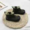 Boys and girls winter cotton boots short two children's big toe shoes cloth baby cute biscuit 210713