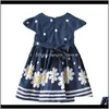 Девушки корейская версия Dot Flower юбка пастырский стиль принцесса один на месте 0yrza платья qvnwy