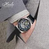 Дизайнерские часы Haofa Tourbillon Watch Роскошные наручные часы Луны Фазовый индикатор мощности индикатор водонепроницаемого из нержавеющей стали корпус углеродного волокна 0G02