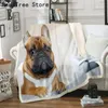 3D Baskılı Köpek Hayvanlar Desen Battaniye Kanepe Kanepe Yatak Yumuşak Karikatür Kapak Yatak Örtüsü Çocuklar Bebek Hediye Ev Dekor Tekstil