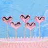Cake Toppers Decoraciones de estrellas PU Fiesta de cumpleaños Boda Baby Shower Suministros RRA10483