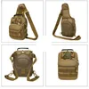 Borsa a tracolla tattica militare Molle Camo Sling Backpack Army Men Pesca Campeggio Caccia Escursionismo Borsa pettorale in nylon impermeabile Y0721