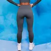 Yoga -outfit vnazvnasi naadloos naakt gevoel nylon workout sport leggings vrouwen snel droge hoge taille trekkoord zachte panty's gym broek