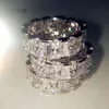 18K vit naturlig 5 karat moissanite smycken ädelsten bizuteria solid 18 k guld anillos de ring för kvinnor män tillbehör6810861