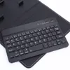 Clavier Bluetooth sans fil portable avec étui en cuir PU pour smartphones Samsung Xiaomi à moins de 7 pouces