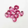 Wong Rain Top Quality 1 PCS Natural Stone 7 MM Round Pink Topaz Loose Gemstone DIY Stones Decoration Jewelry Wholesale Lots Bulk H1015