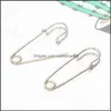 Boucles D'Oreilles Bijoux Creative Pin Forme Femmes Personnalisé Simple Broche Boucle D'oreille De Sécurité Pour La Mode Féminine En Bk Drop Delivery 2021 Gzjoq