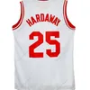 Nikivip Custom Retro Penny Hardaway #25 koszulka koszykówki w szkole średniej zszywana biały rozmiar S-4xl Dowolne nazwisko i numer najwyższej jakości koszulki