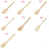 Long Handle Scrapers Bamboo Spatula High Temperature Resistant Bamboo Spoon Environmental Protection Household Kitchen Cooking Tool T500892