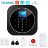 Tuya 433mhz GSM WiFi Wireless Home Security Assaltante Sistema com Sensor de Porta Pir Sensor Sirene Set