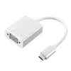 USB3.1 Type-C till VGA Adapter Kabel USB-C Man till VGA Kvinna Video Transfer Converter 1080p för MacBook