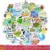 50 stücke Schutz grüner Erde Aufkleber Ästhetische Anime Aufkleber für Laptop Telefon Kühlschrank Gepäckauto Aufkleber Geschenke für Kinder Bildung