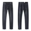 Luxurys Designer Tassen Mens Jeans Dunne Ontwerp Denim Elasticiteit Vintage Pant Mode Slanke Baan Broek Business Casual Top Kwaliteit Broek Plus Size W42