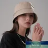 Erkek Moda Marka Şapka kadın Siyah Balıkçı Yüz Küçük Koreli Tarzı PU Şapkalar INS Tüm Maç Japon Tarzı Havzası Fabrika Fiyat Uzman Tasarım Kalitesi