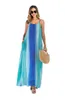 マタニティドレス夏のファッションパーソナリティ快適なグラデーションシフォンサスペンダービーチスカート爆発モデル妊娠中の女性のドレス