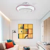 مصابيح السقف مصباح المروحة مصباح LED 80W 220V AC غرفة نوم غرفة المعيشة غرفة المعيشة المطبخ لوحة حديثة