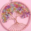 National Tree of Life Decor Home WALL HACK Ręka Made Dream Catcher Ozdób Świąteczny Dekoracja Blue Purple