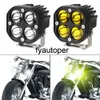 Auto Mistlamp Wit / Geel 3 Inch LED Werklicht Bar Vierkante Spotlight voor 4x4 Offroad Tractoren Motorfiets Drijflichten