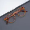 Mode Sonnenbrillen Rahmen Marke Designer Brillen Rahmen frauen Runde Brille Für Männer Retro Optische Verordnung EyewearFrame