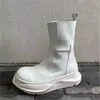 21SS Factory High Top TPU Dikke Sole Platform Boots Exclusive Rock Street Trainer Shoes