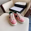Spring Women's Casual Shoes, Canvas Stitching Lace, Färg Rik Personlighet Mode, Rosa Apple Röd Grön, Storlek 35-40