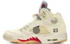 Shoes Authentic White 4 SP WMNS Sail Bred Mens Off Muslin 5S Fire Red Black Zapatos Sneakers Original