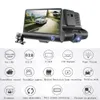 Podofo 3 ERAS obiektyw samochodowy DVR 4-calowy Ekran LCD 170 stopni z erą wsteczną Auto DVRS G-Sensor Dash Cam