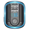 Araba Çok Fonksiyonlu QC5.0 için Bluetooth FM Verici Kiti USB Hızlı Şarj Handsfree Çağrı Adaptörü